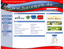 Tablet Screenshot of harzweb.de